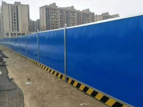 藍(lán)色彩鋼圍擋價格