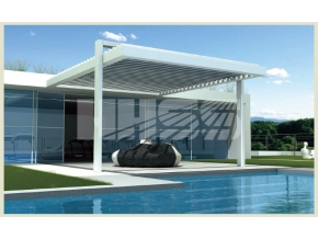 屋面電動(dòng)防雨百葉亭